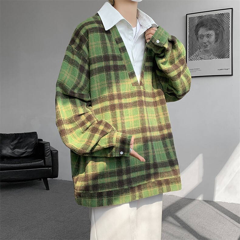 现货 WY10076-P60 控88 秋季新款抖音高品质时尚百搭假两件卫衣图片