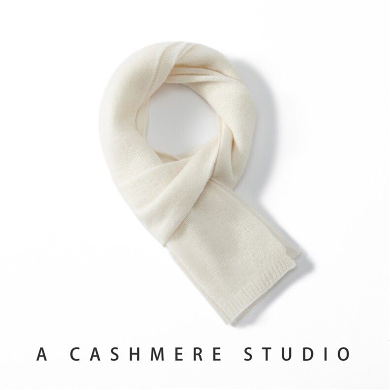 已质检-山羊绒Cashmere围巾短款加厚粗针针织围脖可亲子/情侣，围巾，圣极绒童装