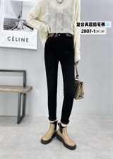 加厚牛仔裤，女装牛仔裤，本色佳人