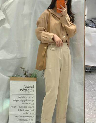 现货夏季新款衬衫，女装衬衫，影白