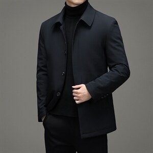 秋冬棉衣男中年翻领棉服中老年冬季加厚夹克外套爸爸装S2033-P150图片