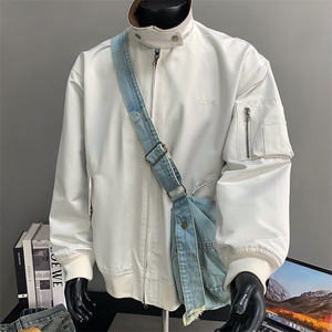 潮流底率巴恩风撞色翻领夹克男 xh103-特p75图片