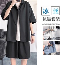 2023新款套装潮流舒适运动休闲套装TZ001-特批55（控价：88）,男装休闲裤,星座718-1