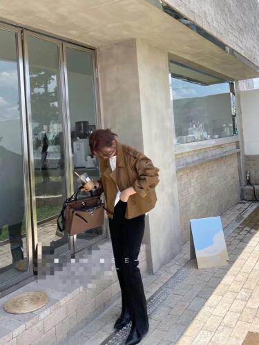 秋季洋气短款风衣，女装风衣，玩美