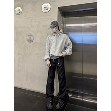 港风cleanfit休闲裤西裤微喇长裤阔腿裤A014-DY25015-P50控68，男装西裤，电商A014