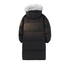 现货中长款棉衣男冬季加厚棉袄宽松连帽毛领棉服外套M107-P120，男装棉衣，星座308B-2