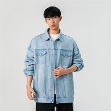 25款抖音品质牛仔夹克宽松韩版工装潮流水洗外套N999/P98148，男装夹克，星座202