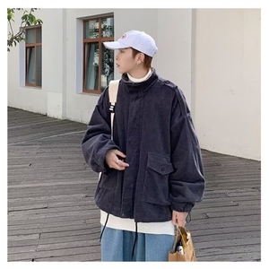 美式休闲羊羔绒棉衣外套男冬季加厚保暖棉服图片