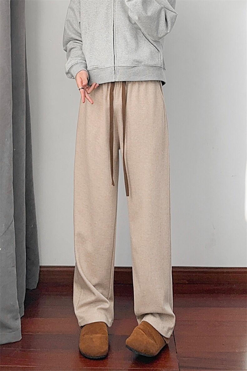 B221美式ins暗黑高品质加厚毛呢休闲裤LK24417-特P50控88,男装休闲裤,电商B221