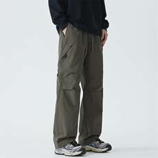 日系工装潮牌宽松阔腿直筒休闲长裤405-K2007-P5069.9，男装工装外套，星座405
