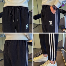 男秋冬裤子加绒保暖潮流休闲百搭运动裤C208-HK23897-P68加绒控99，男装棉衣，电商C208