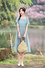 夏季新款，连衣裙，女装连衣裙，金典明美