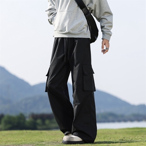 男士工装裤宽松直筒冲锋裤男生长裤运动裤休闲裤K02531-P58图片