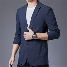 CD6629903钱塘2020-2中青年男士商务休闲简约春秋款西服P165，男装西服，钱塘207-2