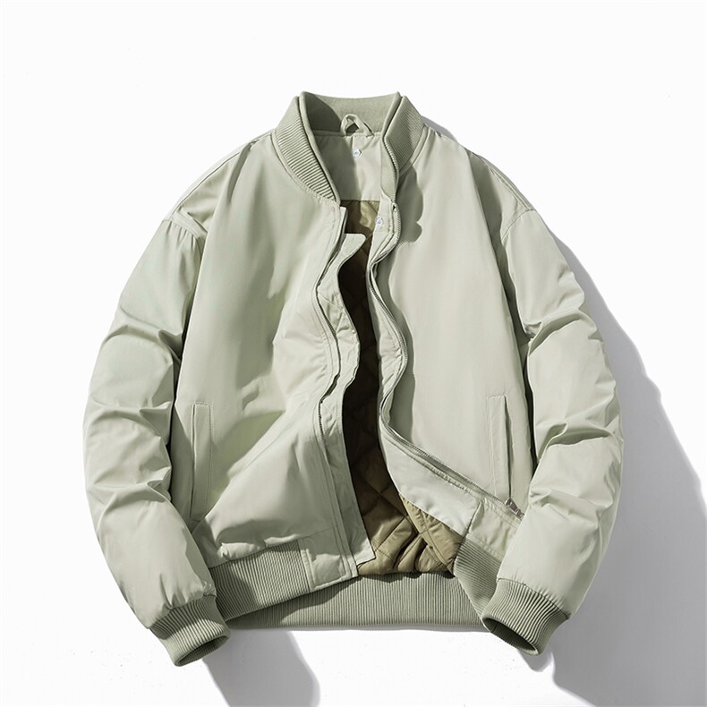 现货3色欧美街头酷炫棒球服飞行服夹克棉服外套,男装夹克,电商A105