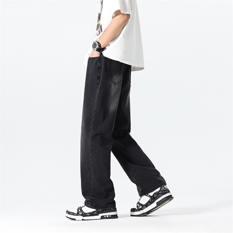 渐变色微喇牛仔裤男款美式高街vibe裤子微喇310A-4-JY-J901-P40,男装牛仔裤,星座310A-4