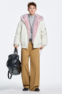 秋冬羽绒服情侣连帽加绒保暖加厚座山雕男外套 XZ309 Y95718 P235图片