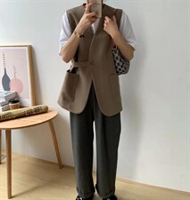 【素妮】2022新款西装马甲，，女装西装，素妮