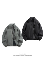 现货立领棒球服美式飞行夹克男秋季新款工装外套-A2198TP58无差价，男装夹克，电商B241