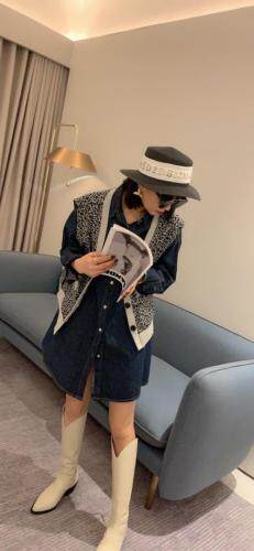 春装新款牛仔，皮衣系列款图片