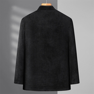唐装90%白鸭绒羽绒服复古盘扣灯芯绒风羽绒服外套CF988-P230图片