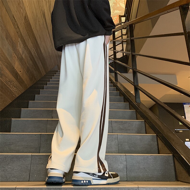现货重磅欧棉绒休闲裤！NB820P55加绒P60控78,男装休闲裤,电商C303
