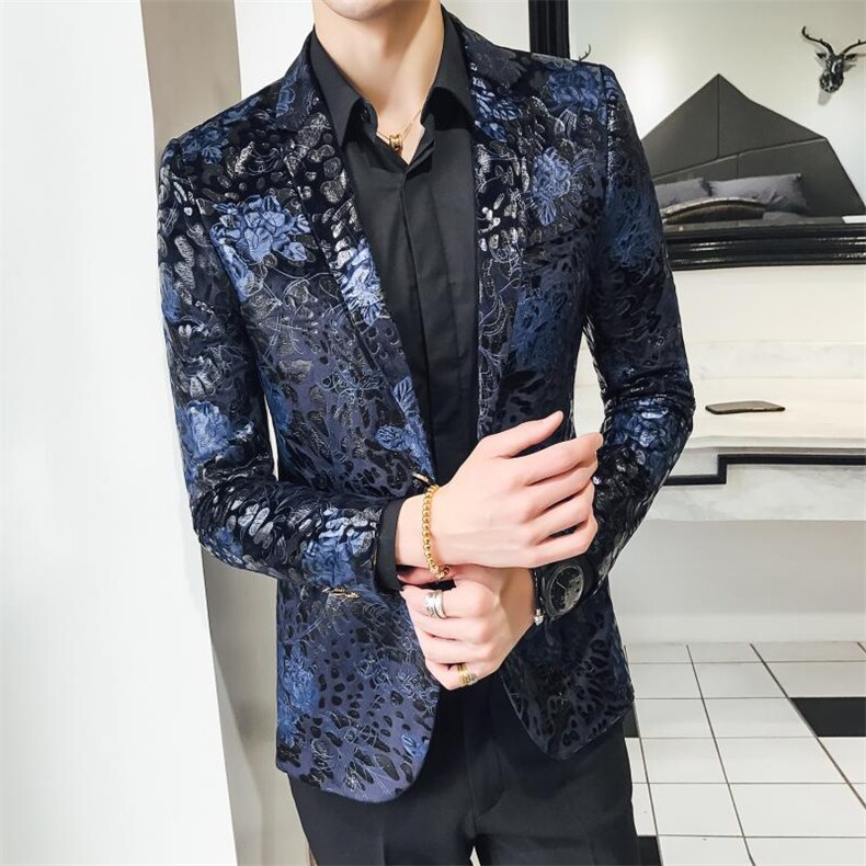 【春款】欧版英伦风大码店主风西装西服男D219-6103,男装西服,电商A199(原D219）
