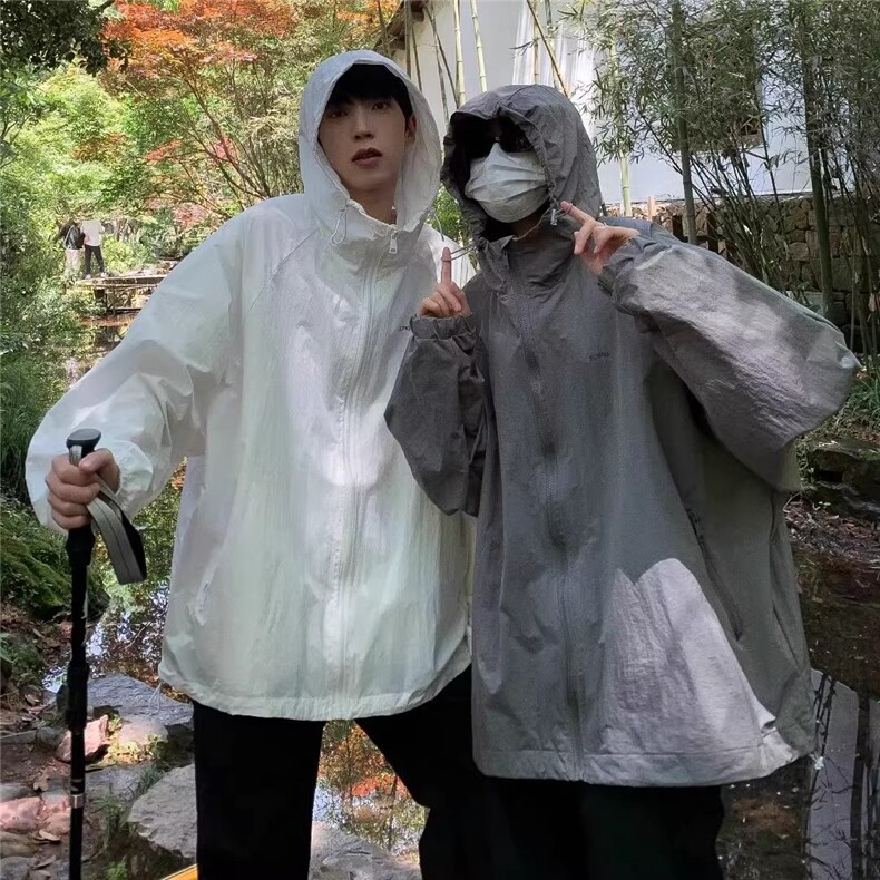 防晒衣男夏季薄款户外飞行员夹克休闲钓鱼防晒服W9238 310B-1P38图片