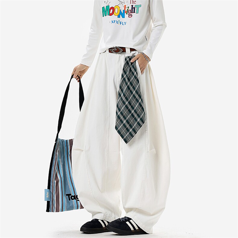 2026春季新款帆布可拆卸方巾弯刀工装裤K6726-特P60建议零售价148，男装工装外套，电商A001-1