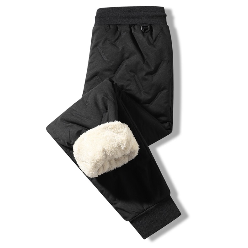 2025秋冬季羊羔绒裤子加绒羊羔绒爸爸棉裤中老年休闲长裤百搭，男装棉裤，星座1508-3