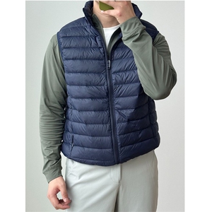 高品 秋冬舒适轻便休闲立领羽绒马甲基础排骨外套男女 A1151-P85图片