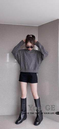 秋季印花字母卫衣，女装卫衣/绒衫，柚格