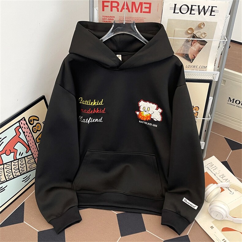 卫衣男连帽春秋季ins港风宽松潮牌字母印花百搭外套WY0222-P53，女装短外套，星座308B-2