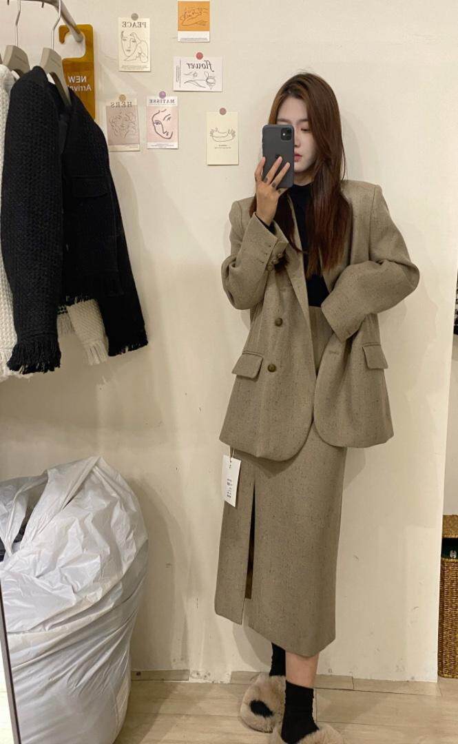 补单西装套装，女装西装，唇蔻