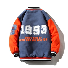 2024冬季新款港风外景大码棒球领棉衣S-5XHM20517-特P95，男装棉衣，电商A022