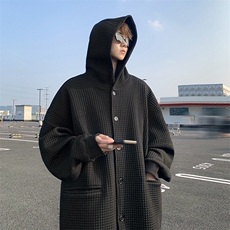 M-8XL春季高品质夹克卫衣加肥加大码连帽重磅开衫外套KS2102/P80，男装卫衣，电商B238