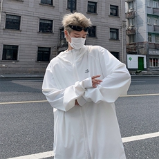 A576-P36日系薄款山系户外冰丝防晒衣潮牌宽松连帽防紫外线外套，男装防晒衣，星座512-6