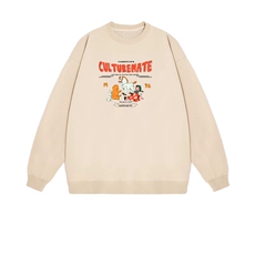 2025年秋季通勤套头长袖时尚百搭通勤简约圆领，女装卫衣/绒衫，花可