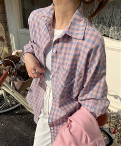 格子衬衫,女装衬衫,唯品