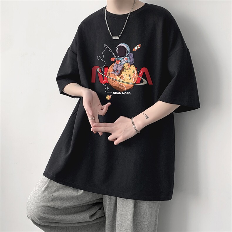 纯棉短袖t恤男大码半袖打底衫宽松体恤衫DX17287-P20大皂风,男装T恤,电商A040