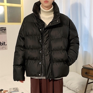 23新款美式棉服男潮牌高街冬季加厚面包服PU羽绒棉225-2-20503图片
