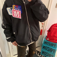 美式潮流春季户外穿高街棒球服外套男女情侣休闲百搭刺绣夹克，男装夹克，四季星座505