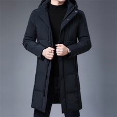 男连帽防寒冬季新款长款保暖休闲时尚外套羽绒服KCN20662-5-P360，男装羽绒服，电商B212（原钱塘6029）