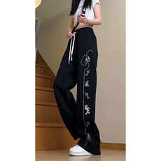 休闲裤抖音直播高品质新款风刺绣卫裤现货供应C323-1-7733-P60，男装休闲裤，电商C323-1