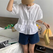 韩版清新衬衫，女装衬衫，依多坊