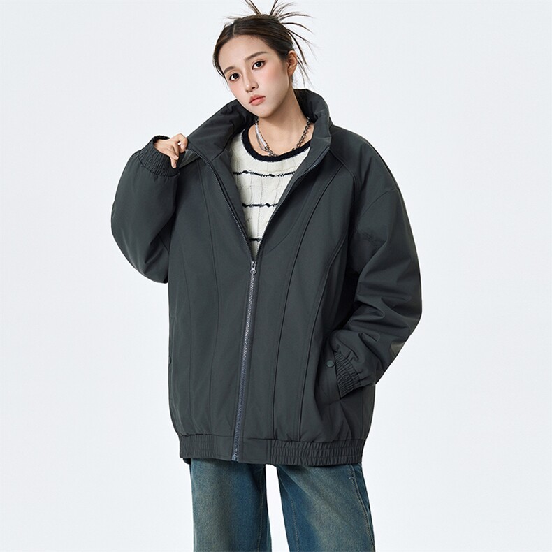 深度库存棉衣男宽松面包服立领加厚棉袄DSA157B-M8866-P80图片