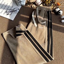 2023新款美式复古裤子宽松情侣阔腿裤百搭休闲裤男K4117-P35，男装休闲裤，星座512-2
