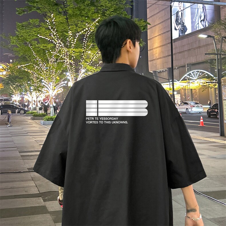 量大优  供视频 冰丝短袖衬衫男 DS189-特P 25图片