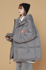 2025冬装加厚棉衣女宽松棉服连帽面包服棉袄外套3332-P100-控148，男装棉衣，星座207