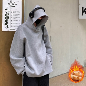 秋冬美式高克重加绒加厚太空棉卫衣连帽中性外套上衣男H893-1 P78图片